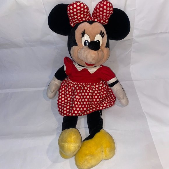 Vintage Disneyland  Large Jumbo 26" MINNIE MOUSE Plush Stuffed Animal Toy - Picture 1 of 10